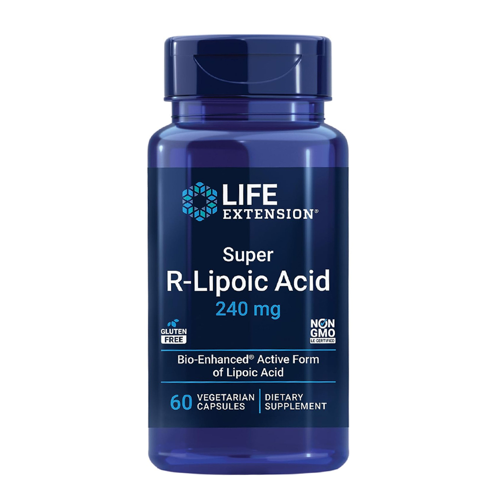 Super R-Lipoic Acid 240 mg, 60 vegetarian capsules