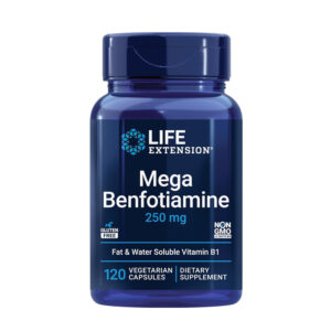 Mega Benfotiamine 250 mg, 120 vegetarian capsules