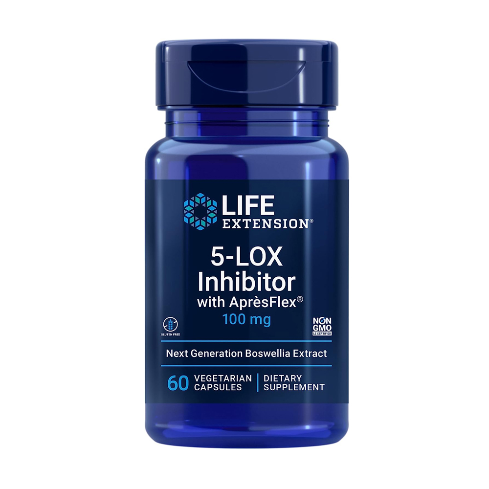 5-LOX Inhibitor with AprèsFlex® 100 mg, 60 vegetarian capsules