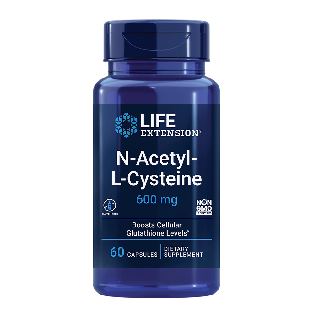 N-Acetyl-L-Cysteine (NAC) 600 mg, 60 capsules