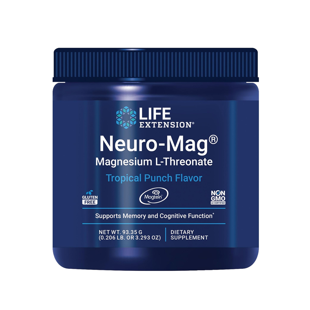 Neuro-Mag® Magnesium L-Threonate (Tropical Punch) 93.35 grams