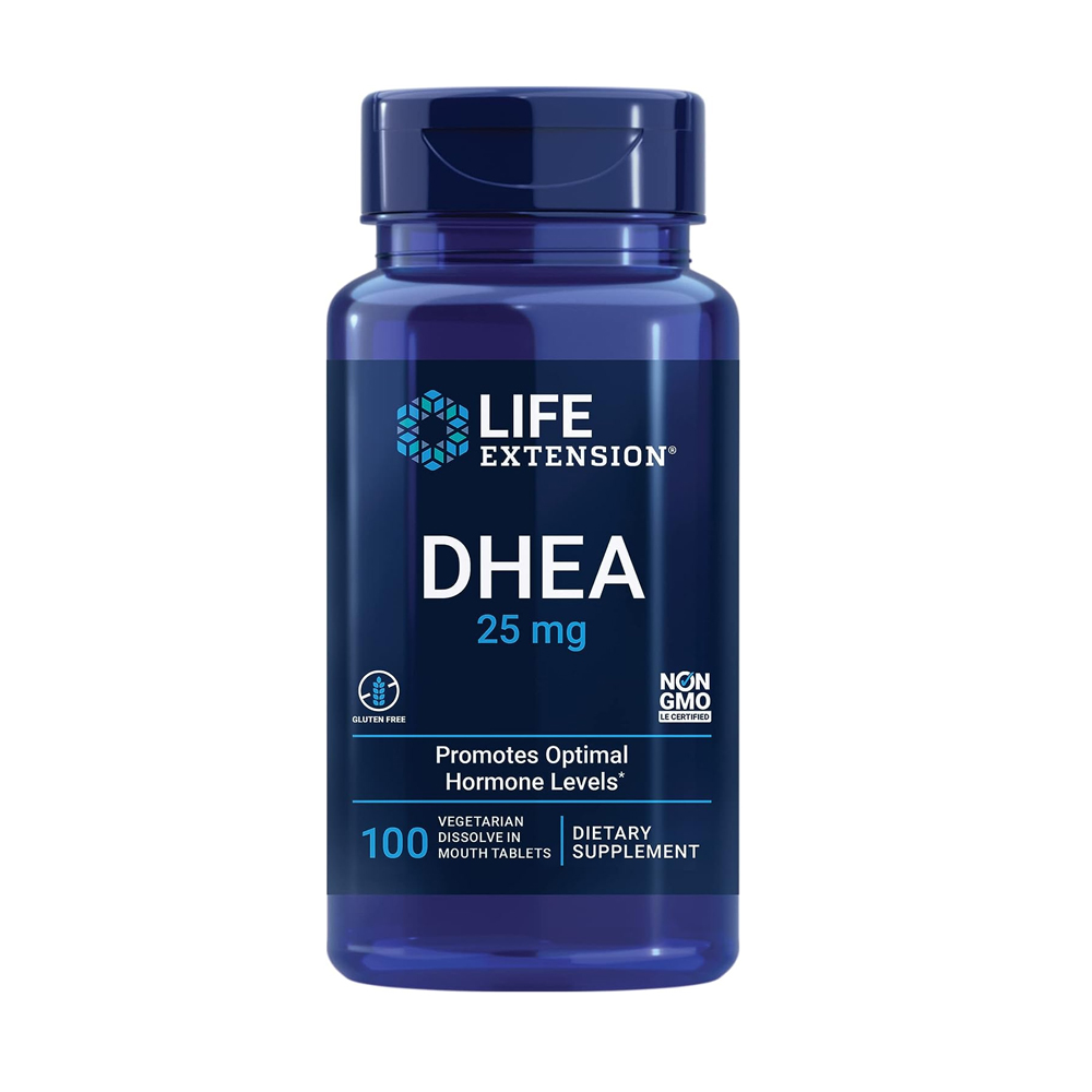 DHEA 25 mg, 100 capsules