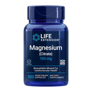 Magnesium (Citrate) 100 mg, 100 vegetarian capsules