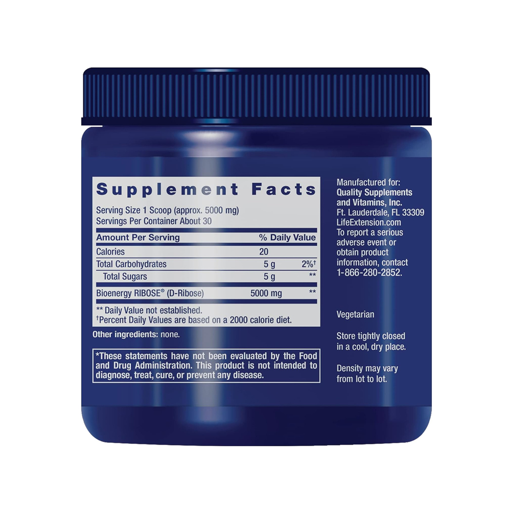 D-Ribose Powder 150 grams - 이미지 2