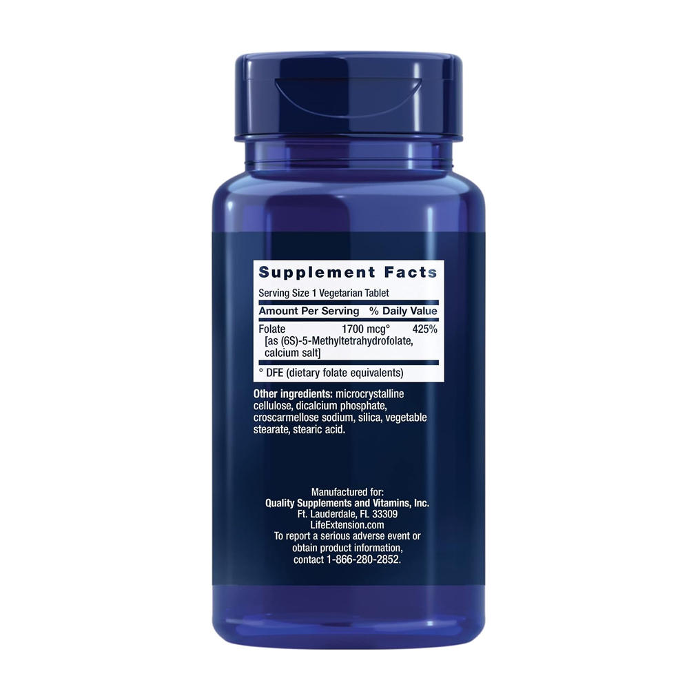 Optimized Folate 1700 mcg DFE, 100 vegetarian tablets - 이미지 2