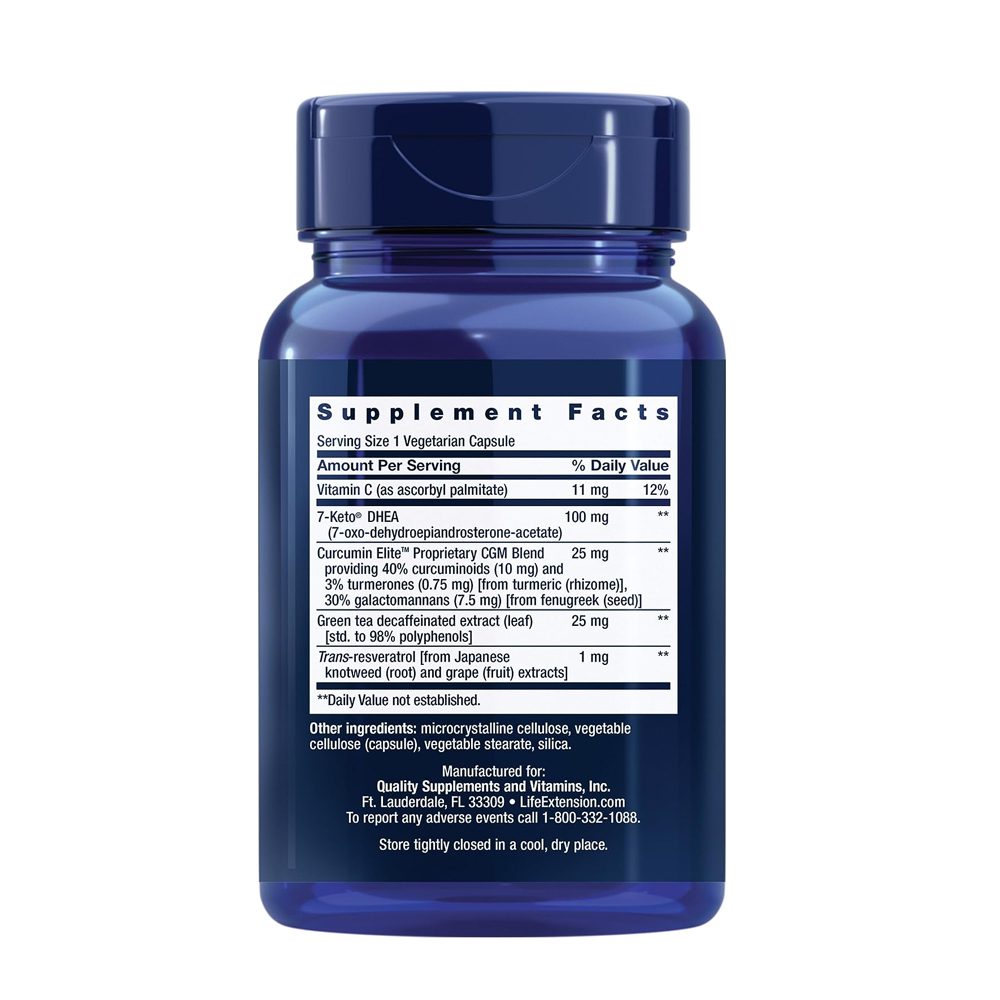 7-Keto® DHEA Metabolite 100 mg, 60 vegetarian capsules - 이미지 2