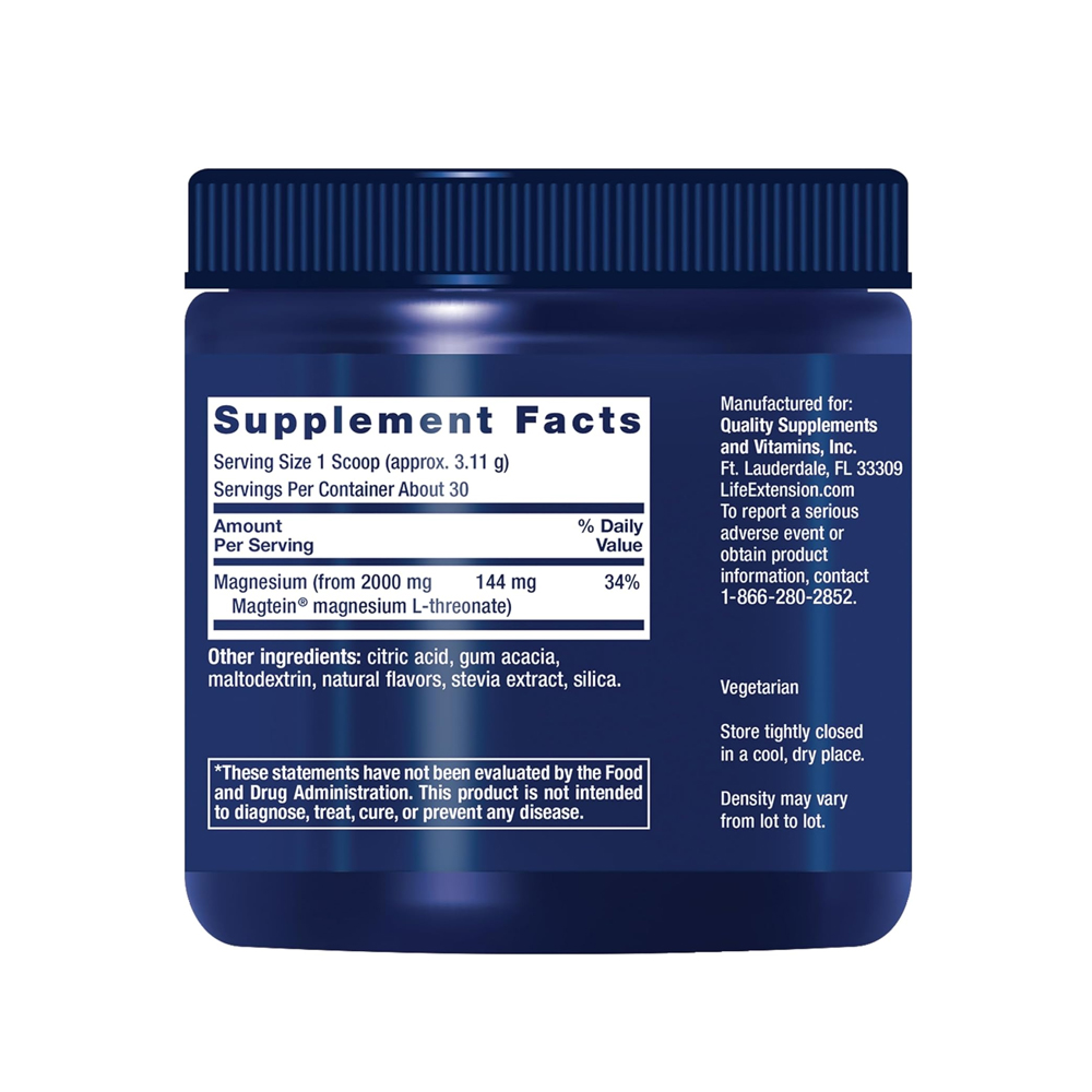 Neuro-Mag® Magnesium L-Threonate (Tropical Punch) 93.35 grams - 이미지 2