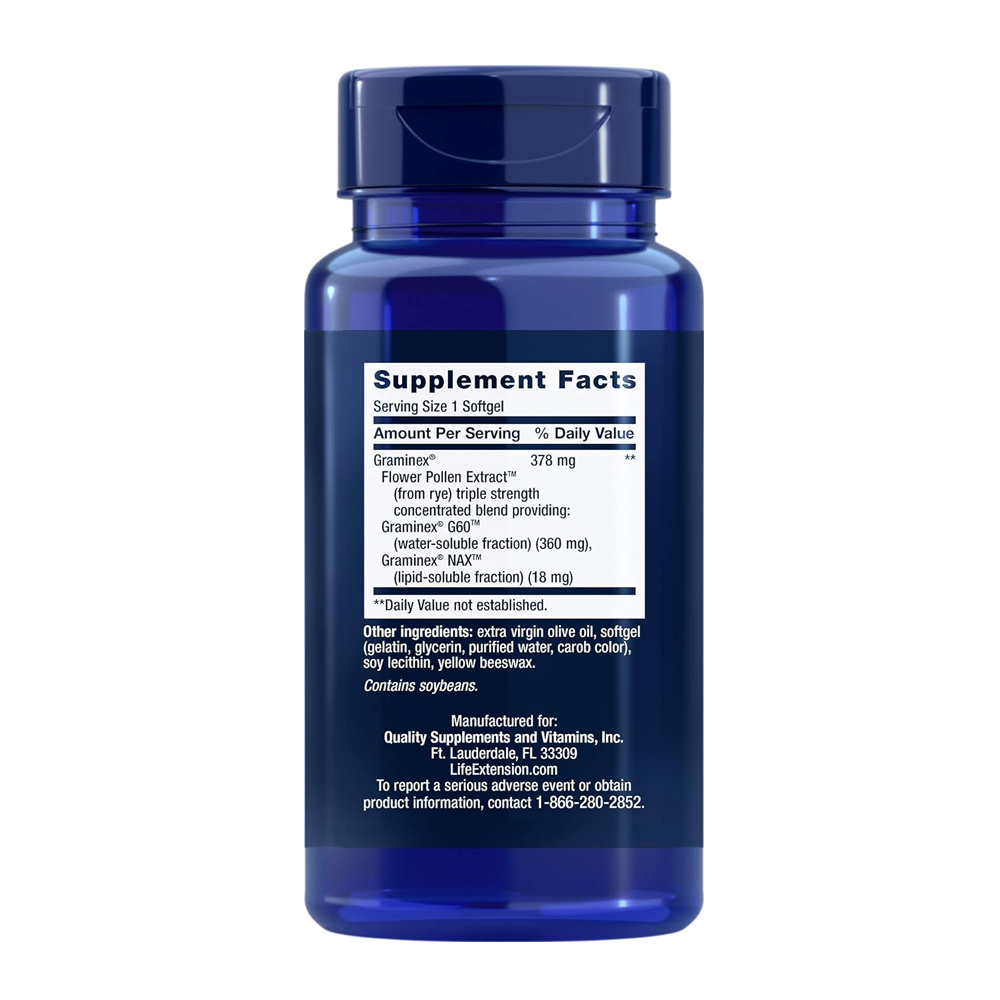 Triple Strength ProstaPollen™ 30 softgels - 이미지 2