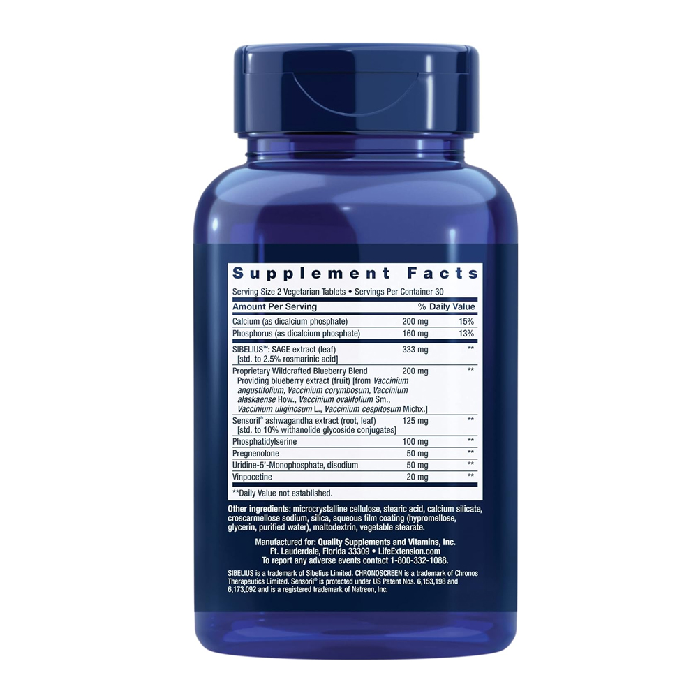 Cognitex® Elite 60 vegetarian tablets - 이미지 2