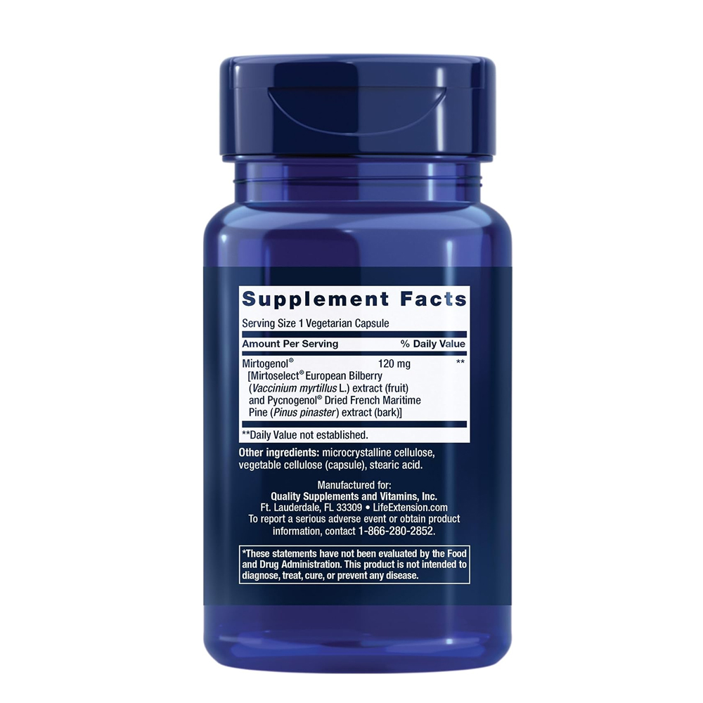 Eye Pressure Support with Mirtogenol® 30 vegetarian capsules - 이미지 2