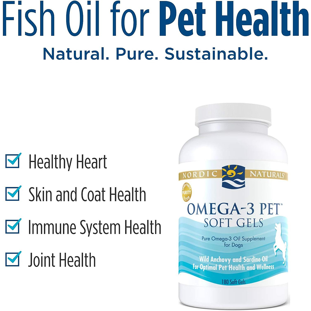Omega-3™ Pet 180Soft Gels - 이미지 3