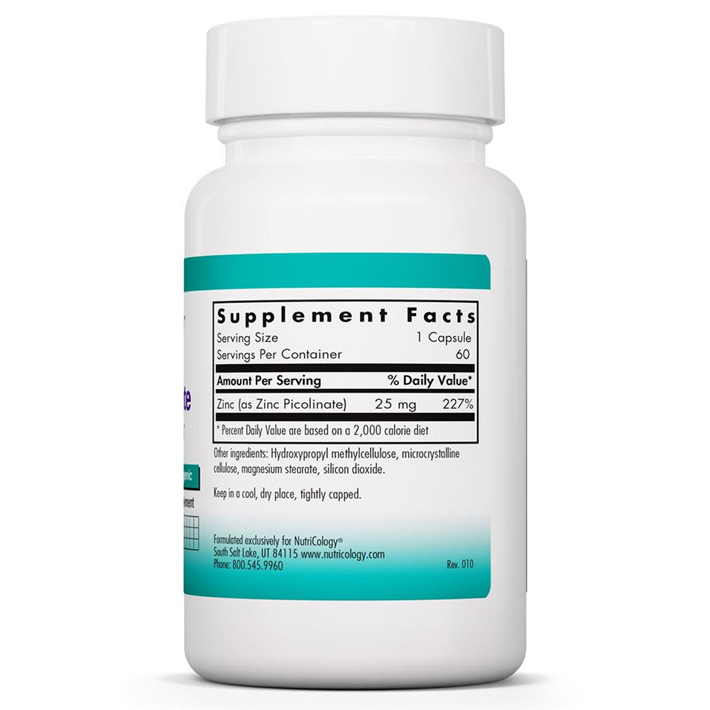 Zinc Picolinate 60 Vegetarian Caps - 이미지 2